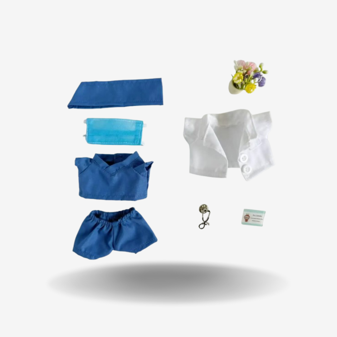 Look Docteur Labubu – Tenue Médicale